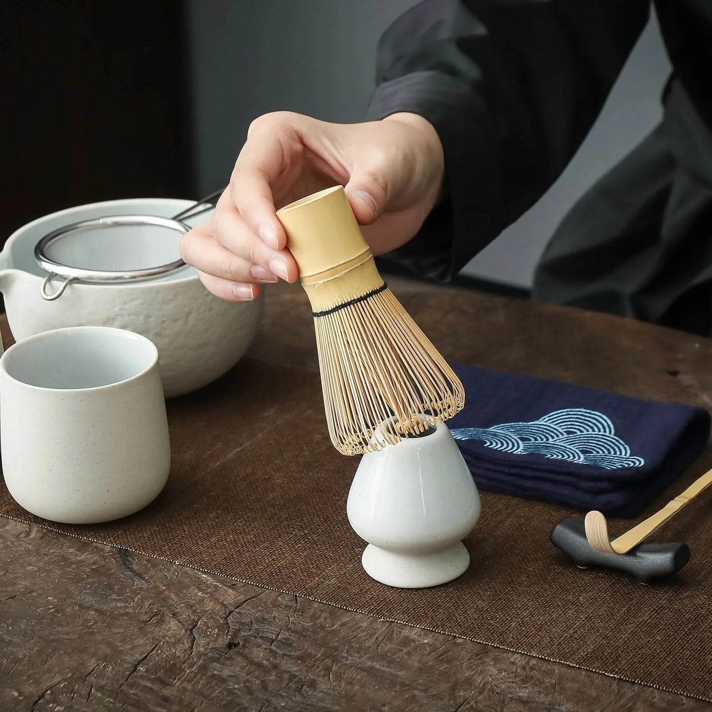 Matcha Set-Sharing Set Dusty White