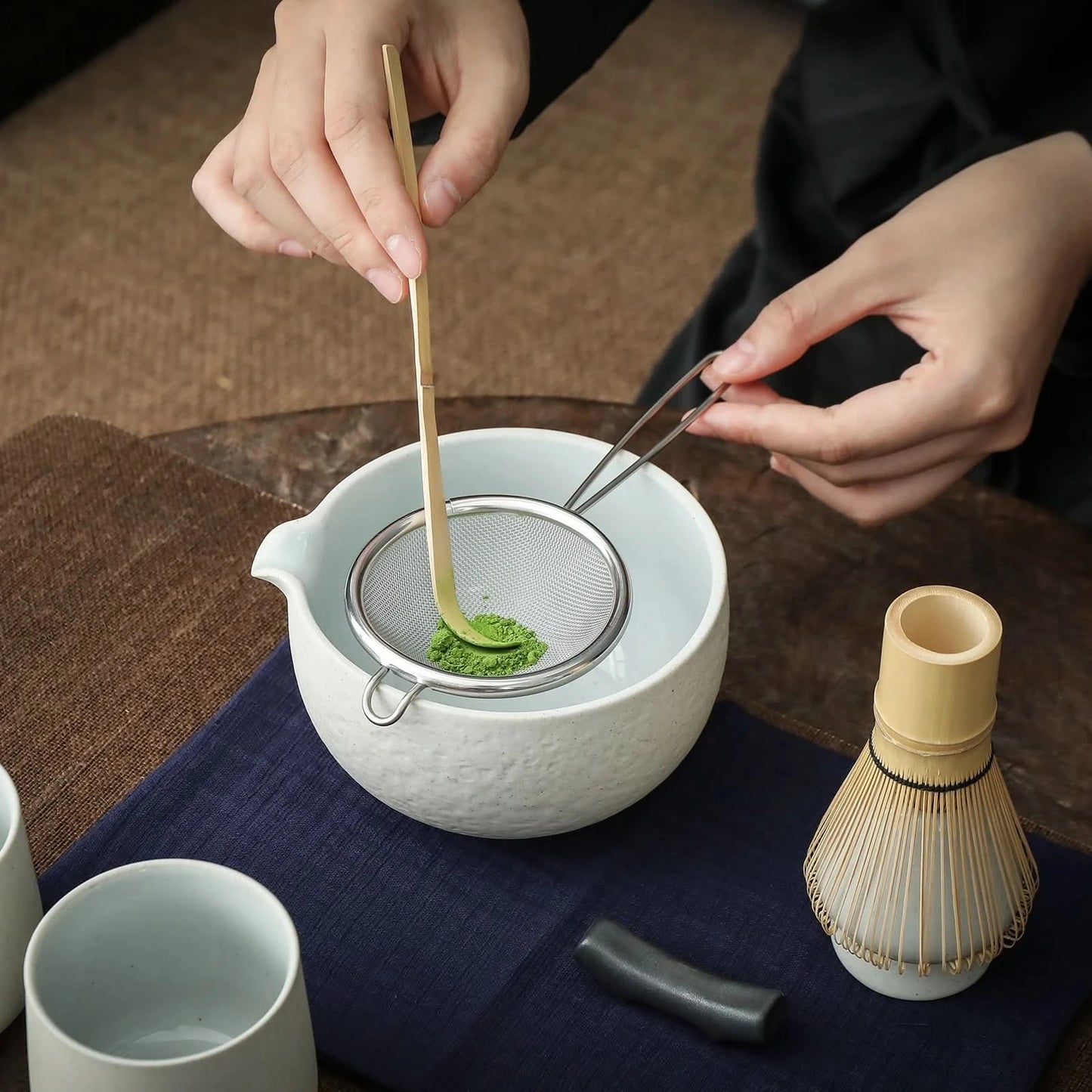 Matcha Set-Sharing Set Dusty White