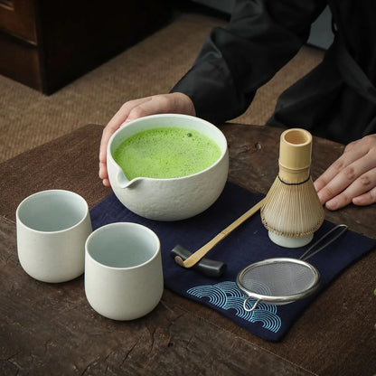 Matcha Set-Sharing Set Dusty White