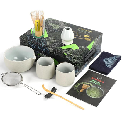 Matcha Set-Sharing Set Dusty White