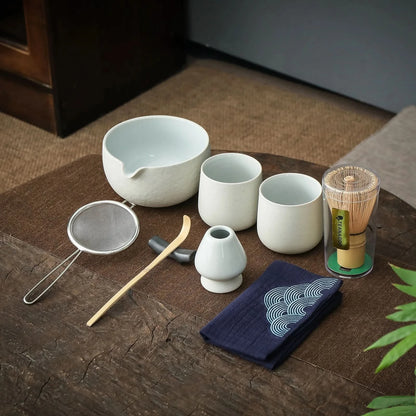 Matcha Set-Sharing Set Dusty White