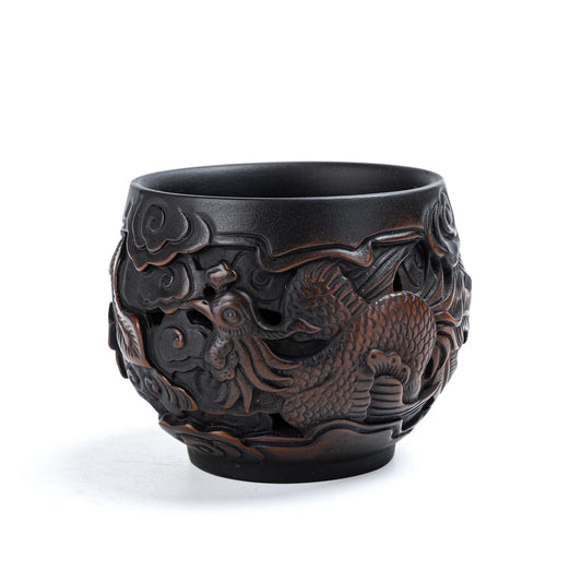 Phoenix Fretwork Teacup,100ml /3.4oz