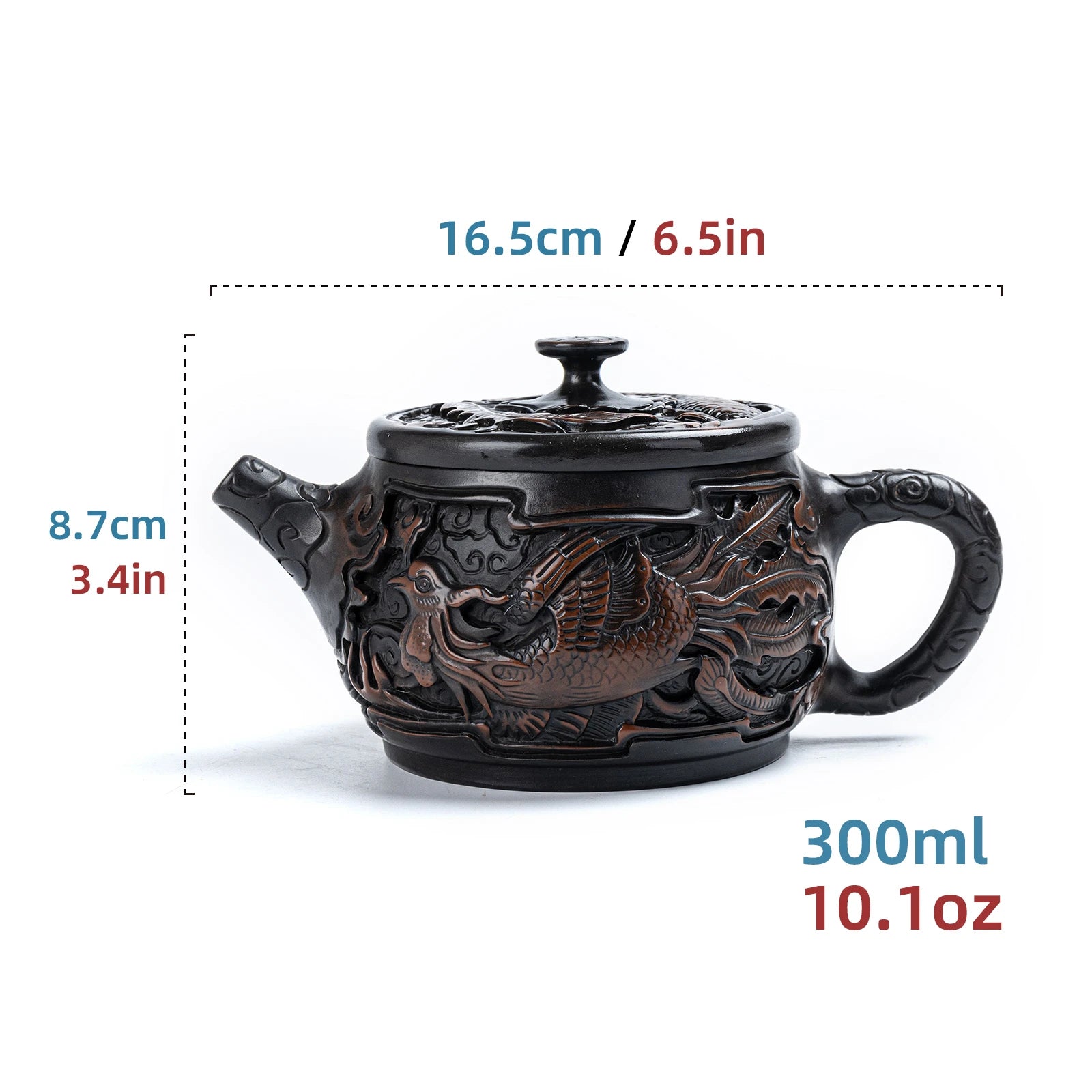 Phoenix Teapot,300ml /10.1oz