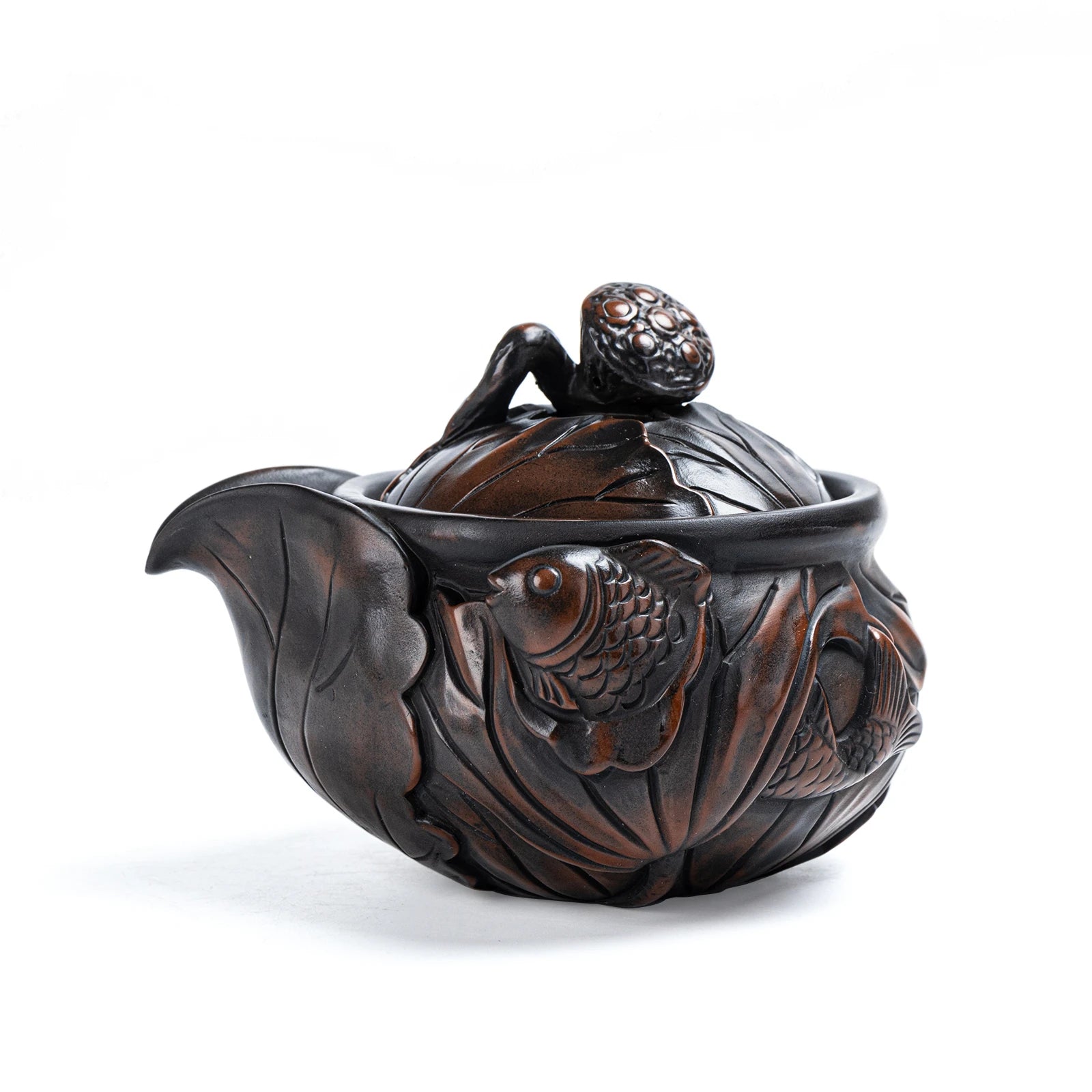 Dual-Fish Teapot,230ml /7.8oz