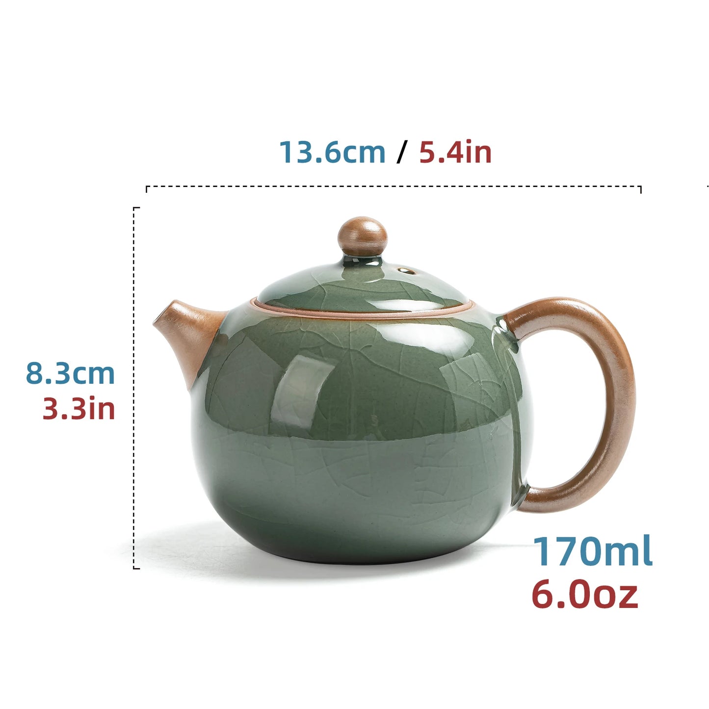 Verdant Grace Teapot 170ml