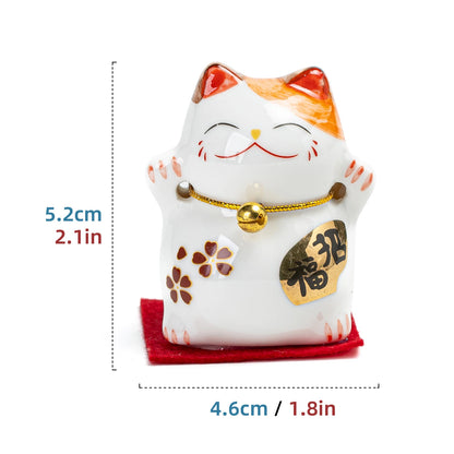 Lucky Maneki-Neko White Teapet