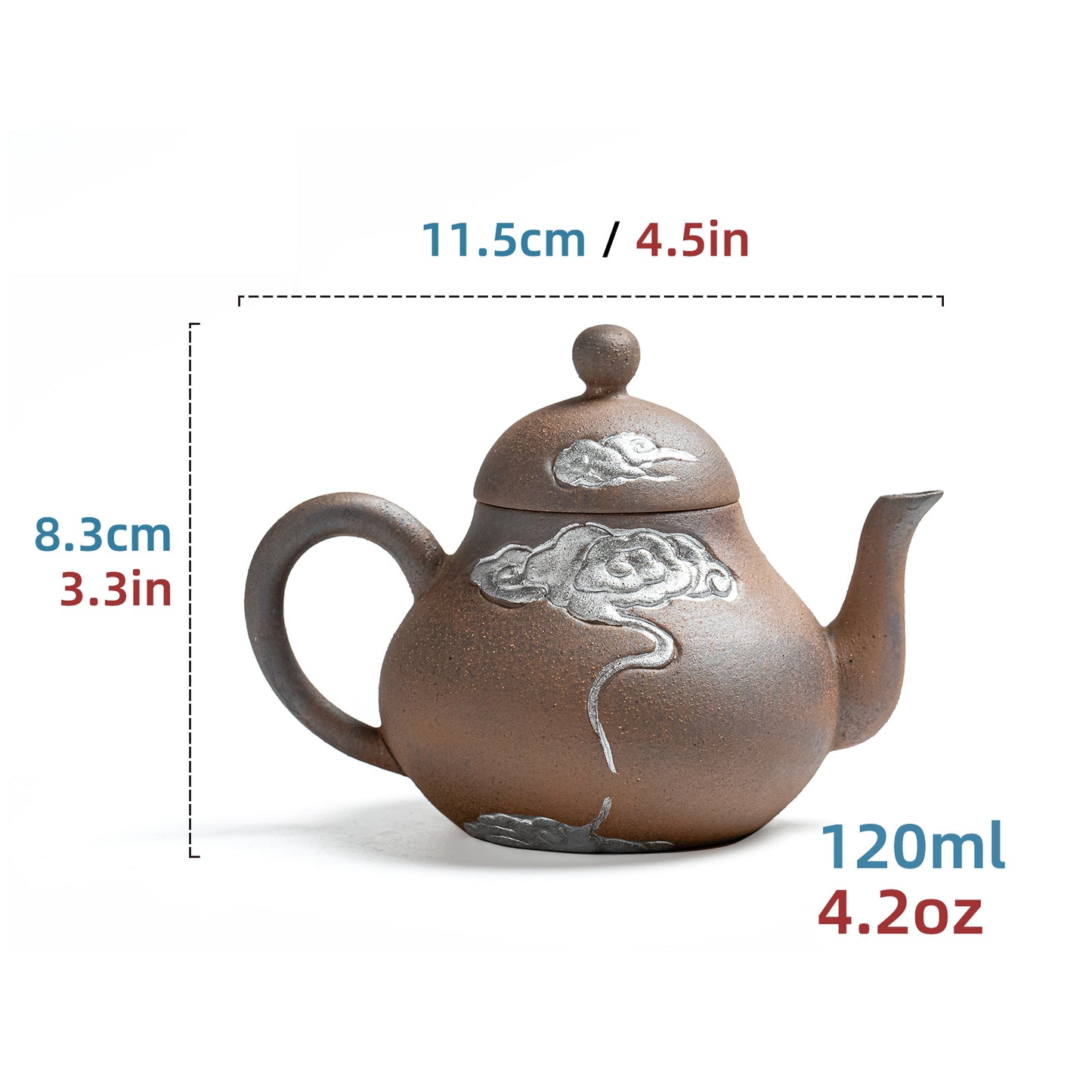 Silver Pear Teapot 120ml