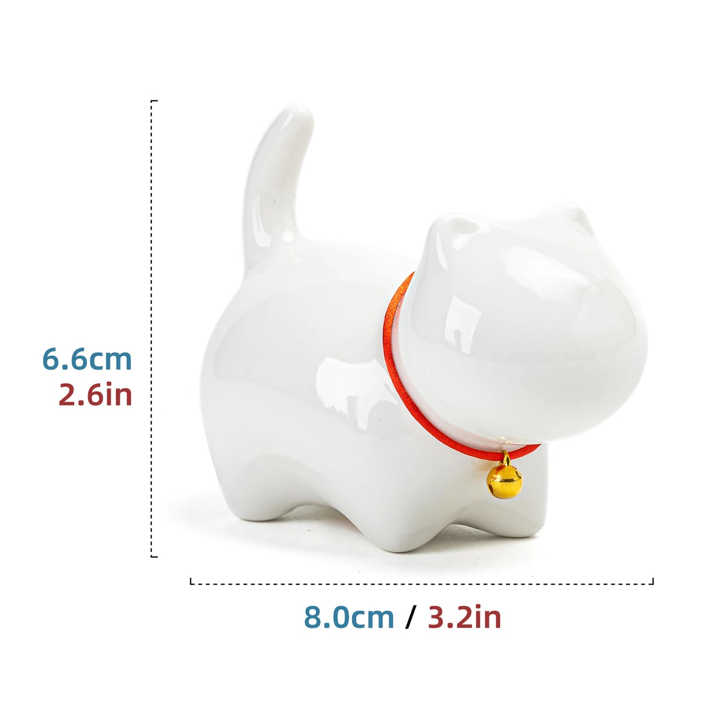 Adorable Cat White Teapet