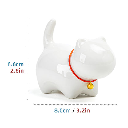 Adorable Cat White Teapet