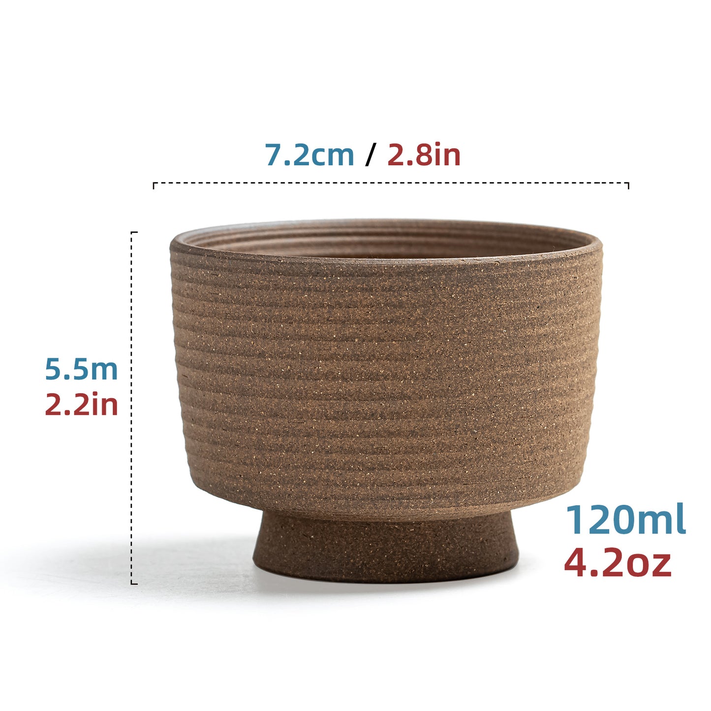 Raw Clay Round Master Cup 120ml