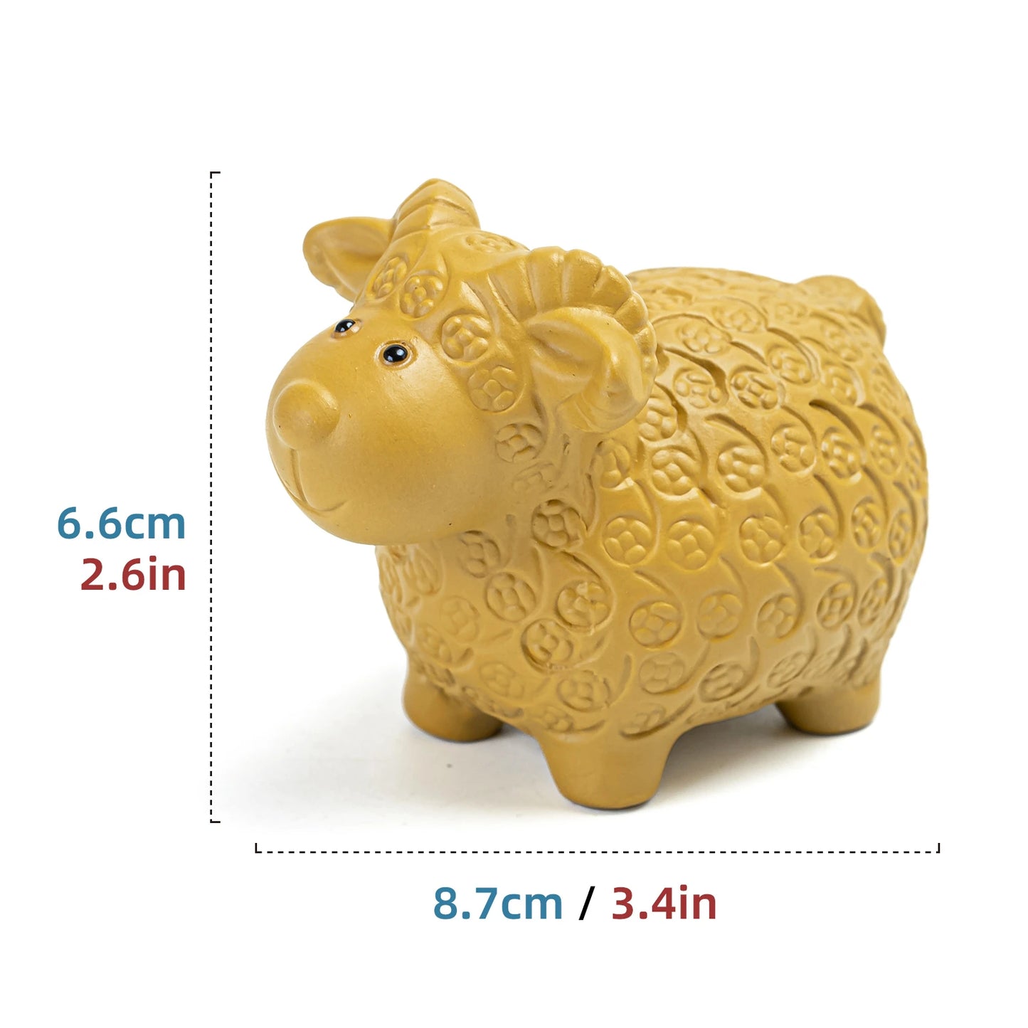 Yellow Sheep Teapet