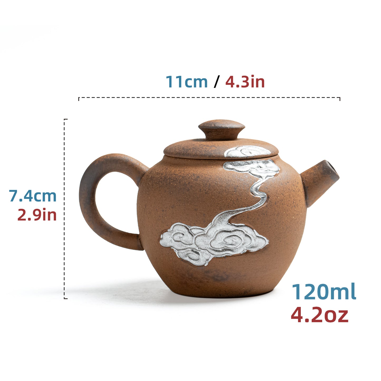 Silver Cloud Tea Pot 120ml