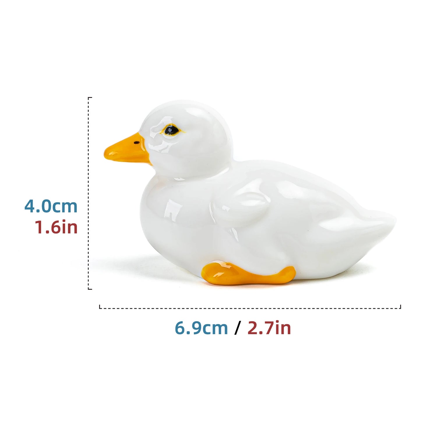 Cute Duck Figurine Teapet