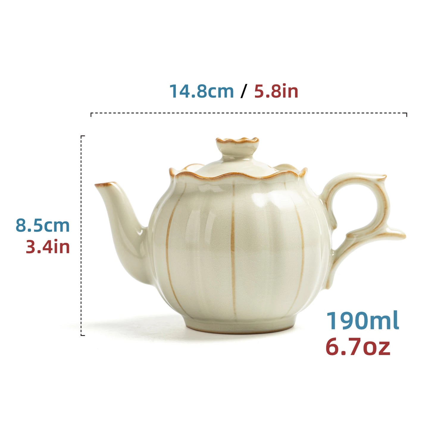 Ivory Grace Teapot 190ml