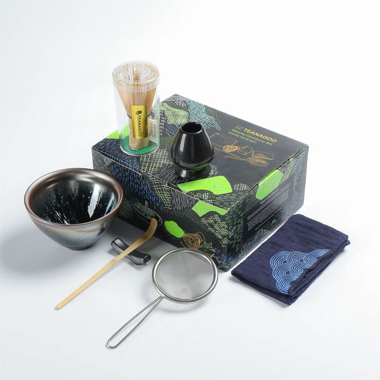 Matcha Set-Beginner Set Traditional Brown Black