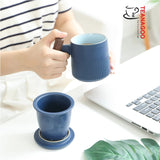 Ceramic Tea Mug with Infuser & Box Packing