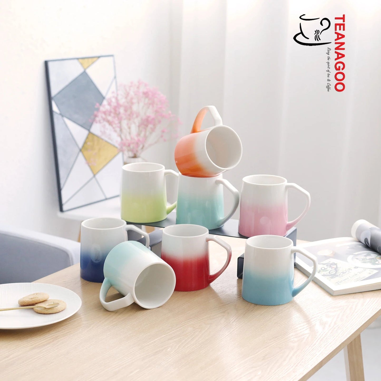 ONEMORE Coffee Mugs Set of 6, 16 oz Ceramic Mug with Handle for Tea Cocoa  Milk Juice Latte Cappuccin…See more ONEMORE Coffee Mugs Set of 6, 16 oz