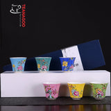 Ceramic Chinese teacups,1.8oz/50ml,Various Color