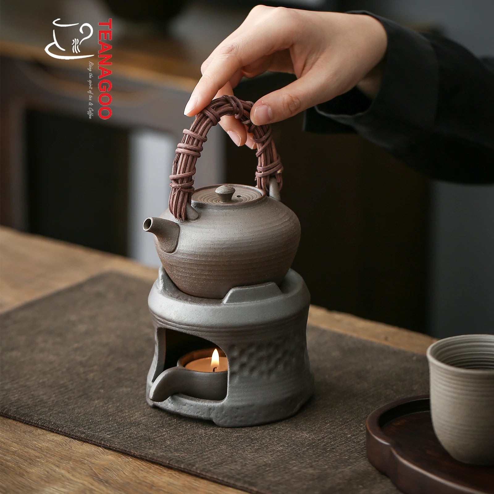 Handmade Pottery Teapot Warmer Tea Ware Clay Tea Accessory