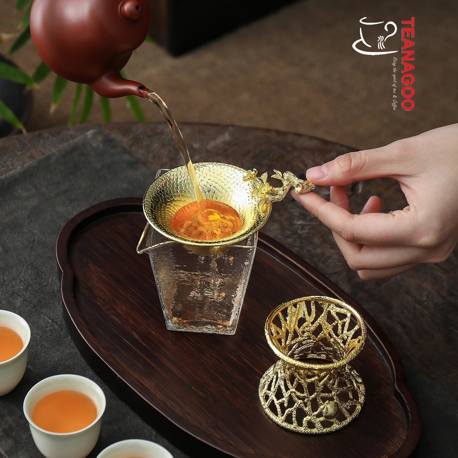 Handmade Cha He Tea Holder Tea Accessories Tea Ware Teaset