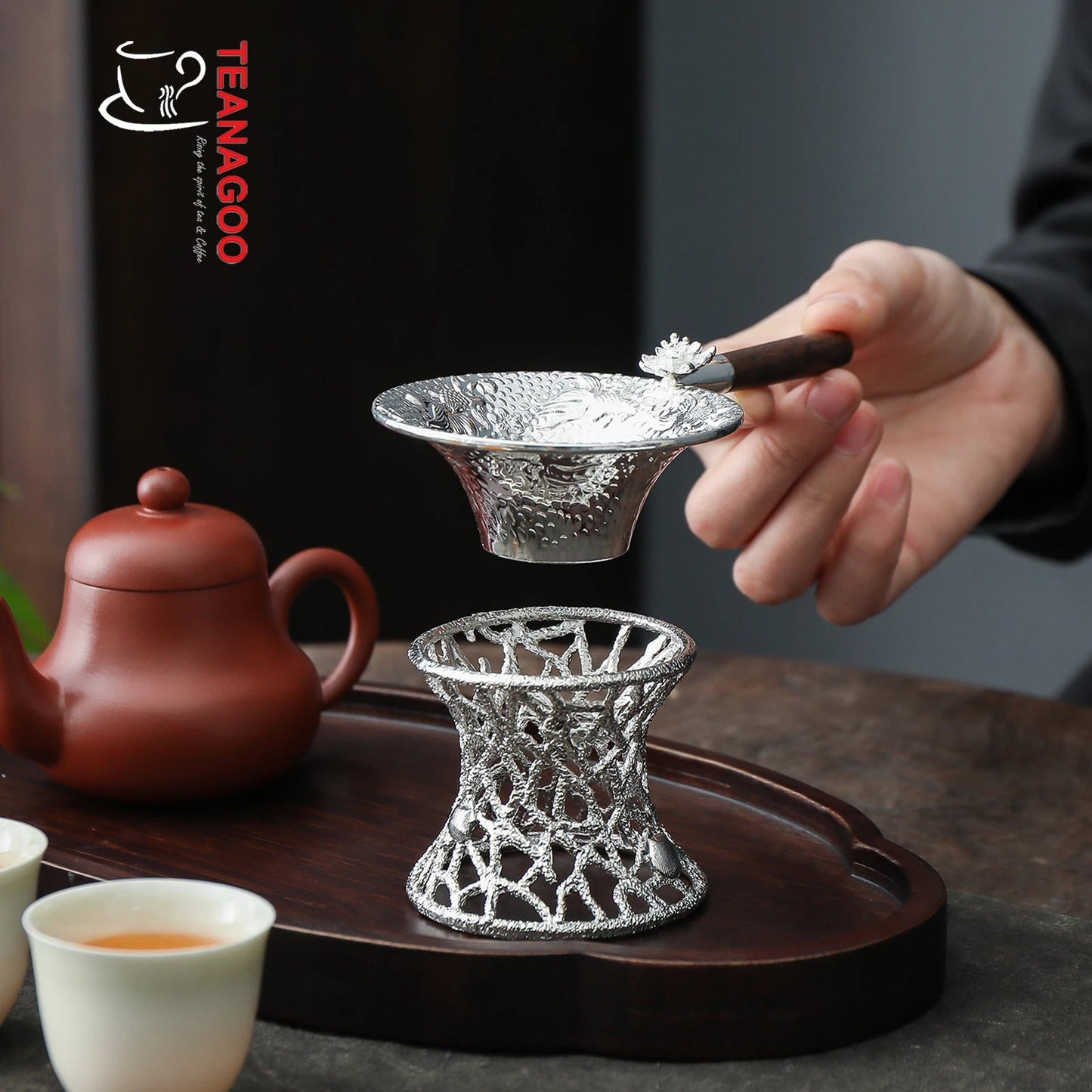 Tea Tumbler w/2-Piece Strainer and Sleeve — Mandala Tea