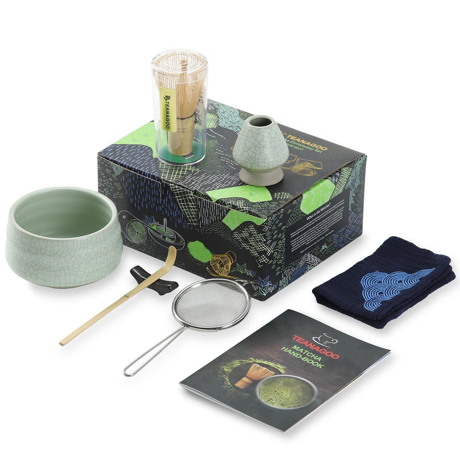 Japanese Matcha Ceremony Set, 7pcs/set, Various color, TG-N5