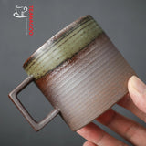 Pottery Clay Tea Cup 160ml Handcrafted Ceramic Coffee Mug