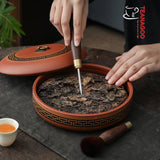 Rose Wooden Tea Pot Brush Chinese Kungfu Tea Ceremony Accessories TEANAGOO Bamboo Tea Brush