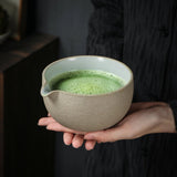 Japanese Matcha Ceremony Set, 8pcs/set with Paper Hand-Book, Bowl with Pouring Spout - TEANAGOO