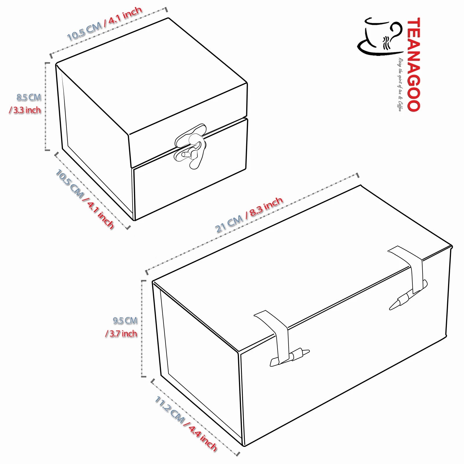 Premium Gift Box for Cups, Nice Packing - TEANAGOO